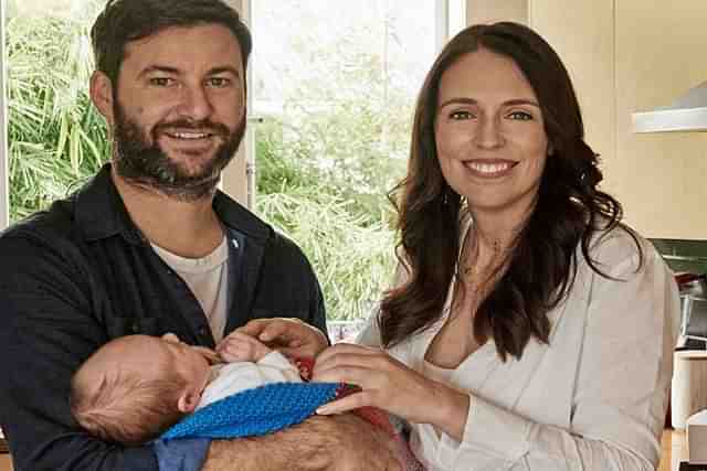 Jacinda Ardern with Clarke Gayford