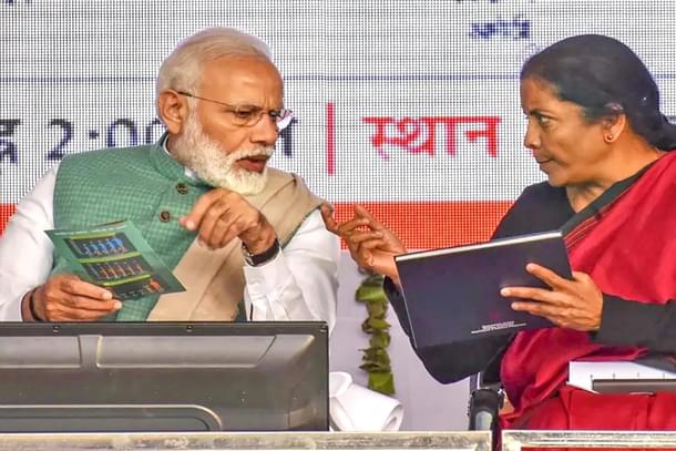 PM Modi and Nirmala Sitharaman