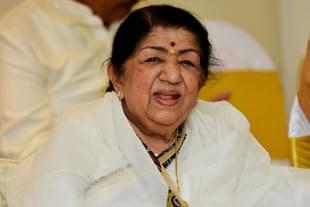 Singer Lata Mangeshkar. (Photo by Milind Shelte/India Today Group/Getty Images)