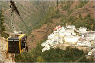 Ropeway to Vaishno Devi.