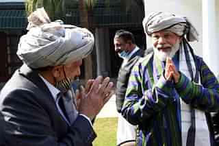 PM Modi met Afghan Hindu-Sikh delegation (Pic Via Twitter)