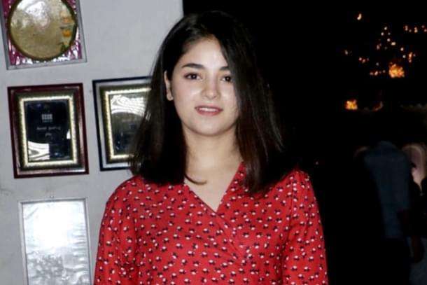 Former actor Zaira Wasim.