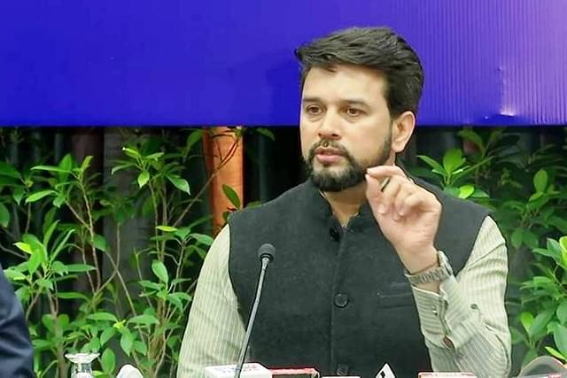 Minister of Information and Broadcasting Anurag Thakur 