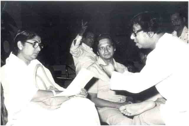 Lata Mangeshkar and R D Burman (Facebook) 