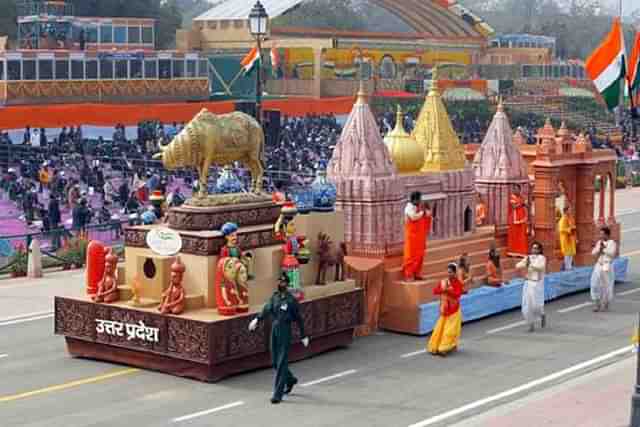 UP tableau at Republic Day Parade 2022 (Pic Via PIB)