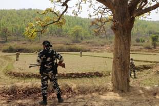 CRPF jawans. (Representative image) (Photo by Subhankar Chakraborty/Hindustan Times via Getty Images)