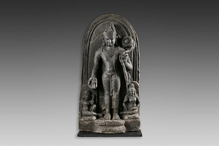 Bodhisattva sculpture, looted from  Devisthan Kundalpur Temple in Kurkihar, Bihar, India