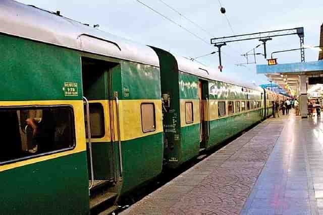 A Garib Rath train.