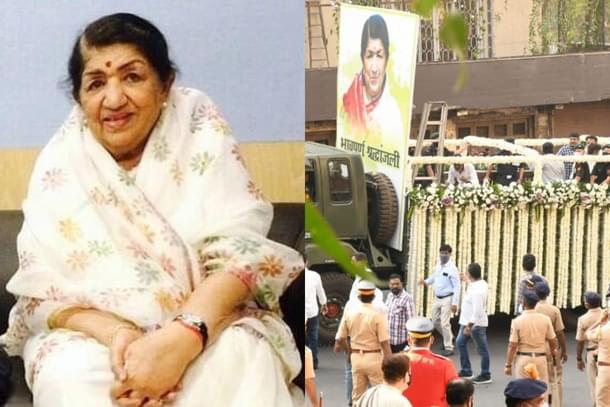 Lata Mangeshkar's funeral