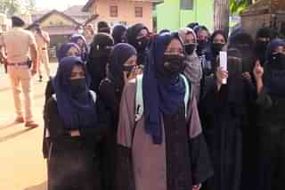 Students wearing Hijab 