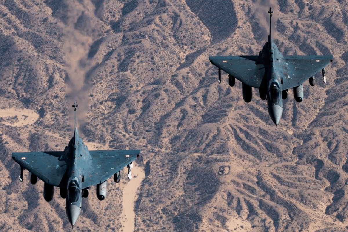The LCA Tejas of the Indian Air Force. (image via IAF website).