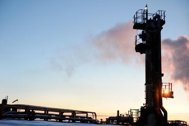 Kharyaga oil field in Timan-Pechora basin