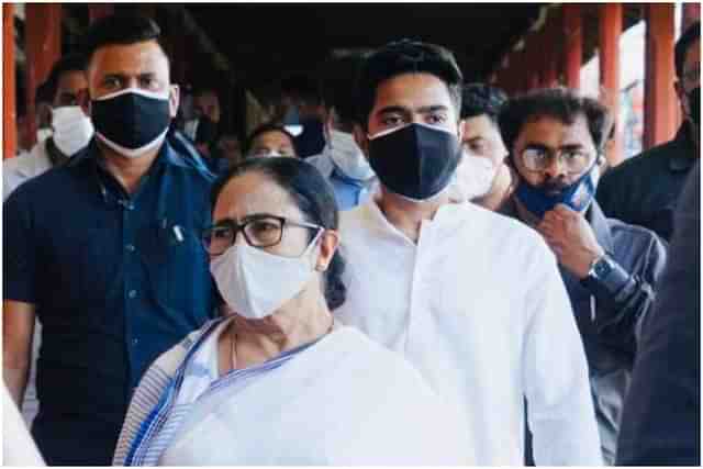 Mamata Banerjee and Abhishek Banerjee (Facebook) 