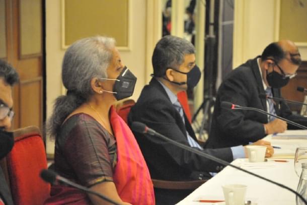 FM Nirmala Sitharaman (Pic Via PIB Website)