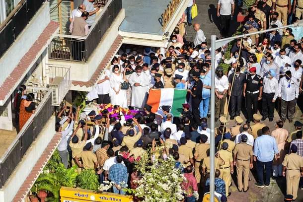Lata Mangeshkar's funeral