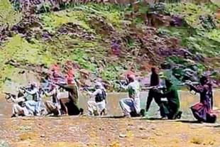 Terrorists at a training camp in Pakistan (Youtube)