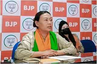 BJP's Nagaland Mahila Morcha chief and newly elected Rajya Sabha MP, S Phangnon Konyak