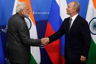 PM Modi and Russian President Vladimir Putin 