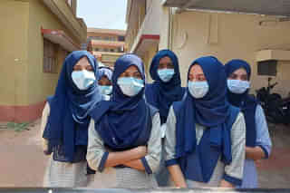 Students in hijab.