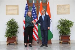 US Under-Secretary of State, Victoria Nuland and India Foreign Secretary, Harshavardhan Shringla