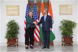US Under-Secretary of State, Victoria Nuland and India Foreign Secretary, Harshavardhan Shringla 