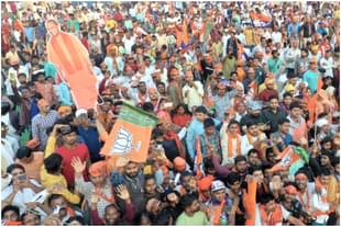 A BJP public meeting in Uttar Pradesh (Twitter)