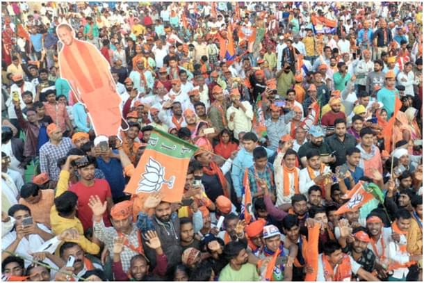 A BJP public meeting in Uttar Pradesh (Twitter)