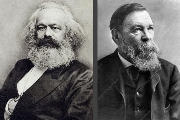 Karl Marx and Friedrich Engels