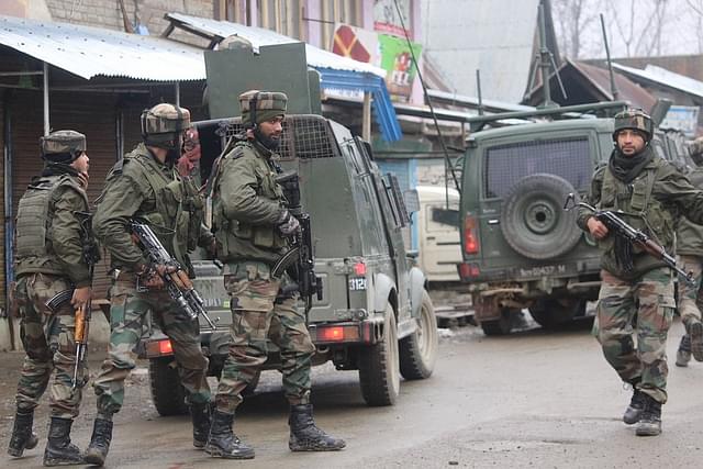 Security forces in Jammu and Kashmir. (Representative Image)