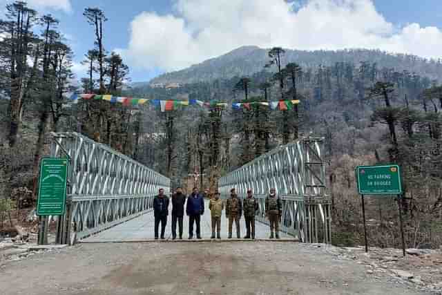 Double Lane Modular Steel Bridge at Flag Hill, Sikkim (GRSE)