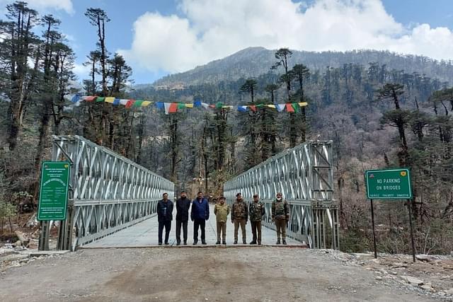 Double Lane Modular Steel Bridge at Flag Hill, Sikkim (GRSE)