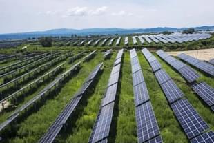 Solar plant. A Representative Image
