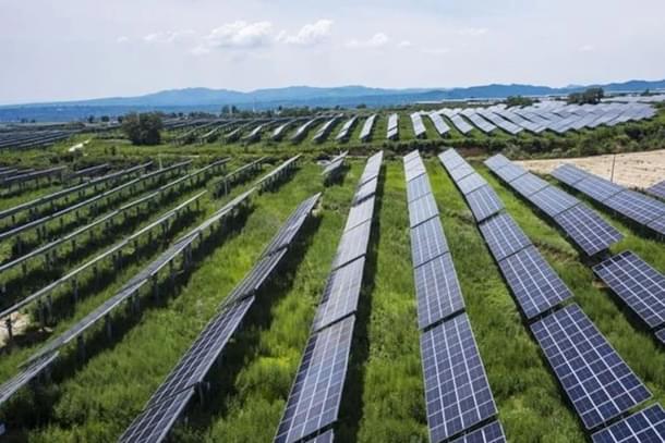 Solar plant. A Representative Image