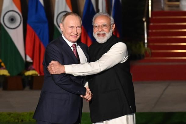 Prime Minister Narendra Modi and Russian President Vladimir Putin.