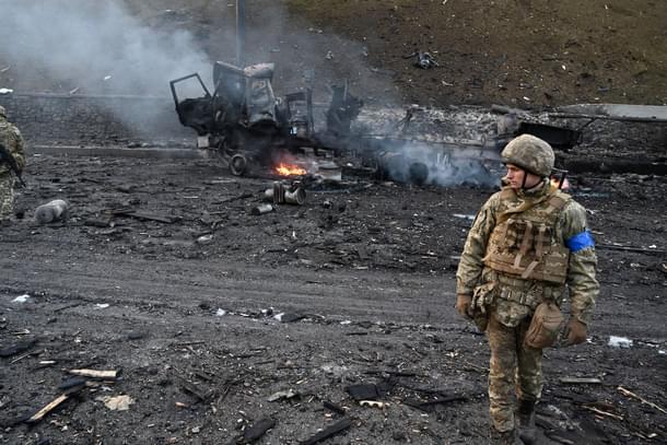 War torn Ukraine