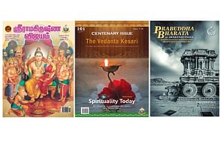 Present-day issues of the three Vedantic magazines in India of which Swami once served as the editor.