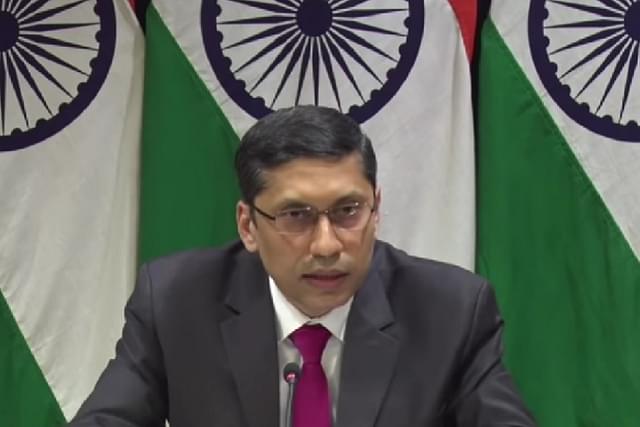 MEA Spokesperson Arindam Bagchi (Pic Via YouTube Screengrab)