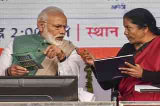 PM Modi and Nirmala Sitharaman 