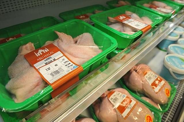 Packaged halal meat on a supermarket shelf. (Representative Image)