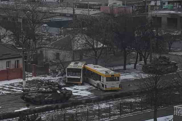 War torn Ukraine 