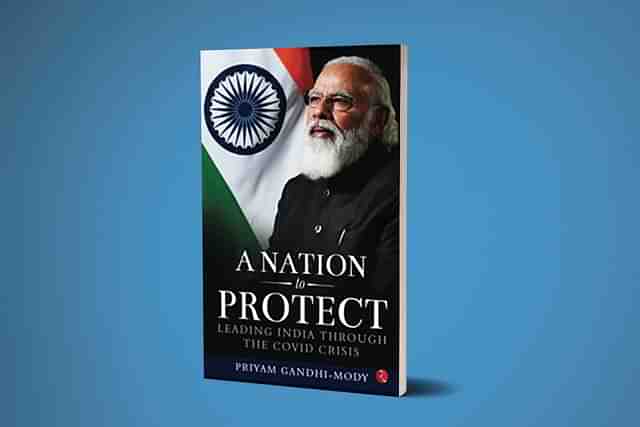 The cover of the book,
A Nation To Protect: Leading India Through The Covid Crisis