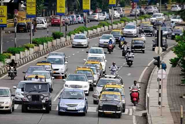 City traffic.