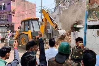 The demolition drive in Sheopur rape case