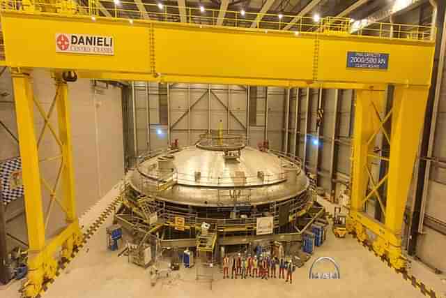 Top Lid Assembly of Cryostat for Global Fusion Project at ITER, France (L&T)