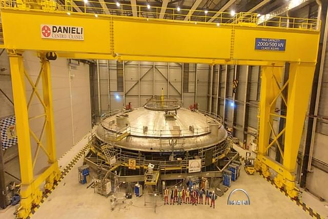 Top Lid Assembly of Cryostat for Global Fusion Project at ITER, France (L&T)