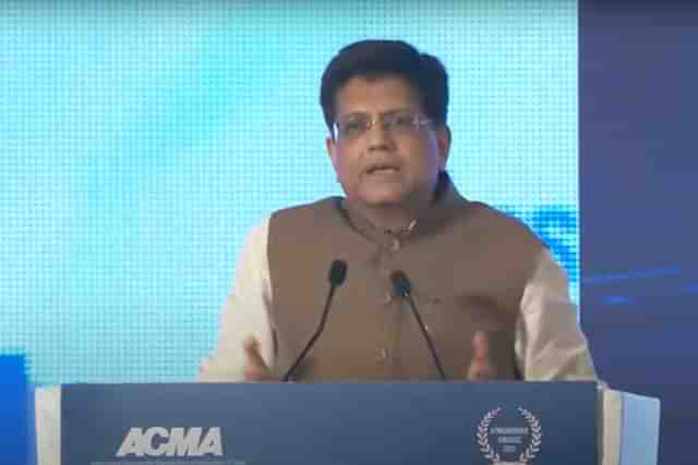 Commerce Minister Piyush Goyal (Pic Via YouTube Screengrab)