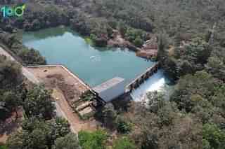An aerial view of hydroelectric power plant in Bhivpuri, Maharashtra (Tata Power)