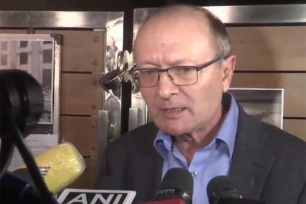 A picture of Ukrainian envoy to India Igor Polikha