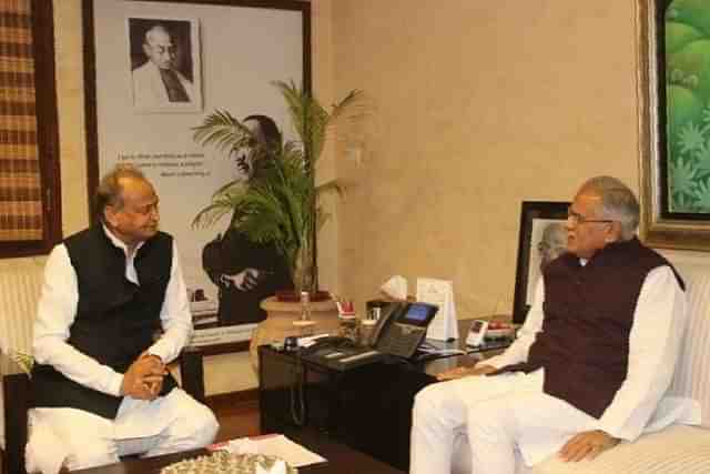 Rajasthan Chief Minister Ashok Gehlot and Chhattisgarh Chief Minister Bhupesh Baghel.