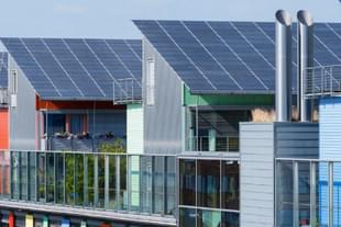 A renewable energy project in Diu.